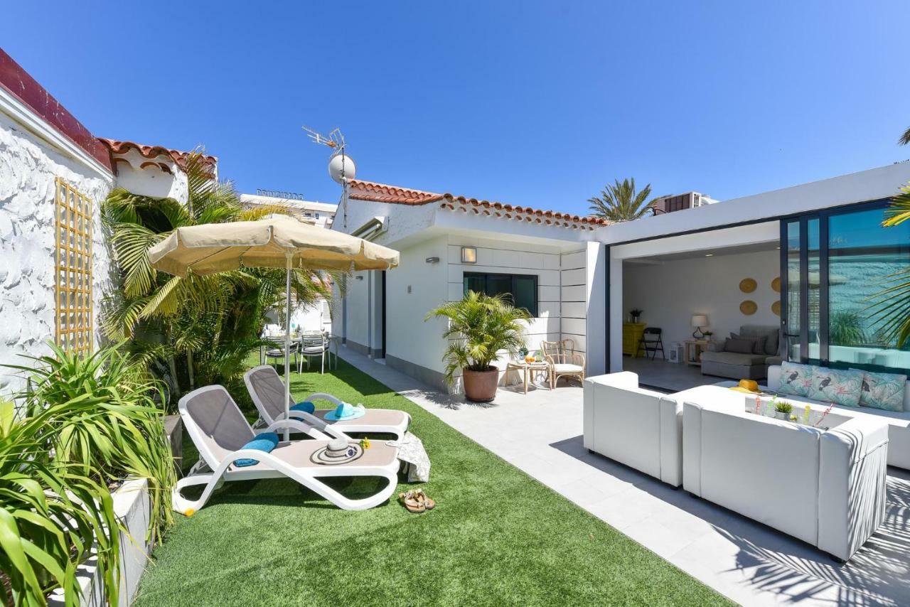 Cozy Bungalow For 6 In Playa Del Ingles Gd04 By Villagrancanaria Ngoại thất bức ảnh